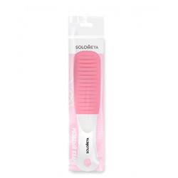 Педикюрная пилка с микромассажем Розовый кварц 80/150 Pedicure nailfile with micromassage Pink Quartz, Solomeya