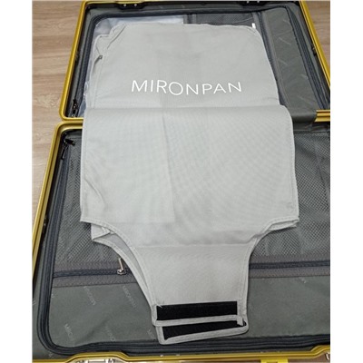 Набор из 3-х чемоданов, композит, алюминий, MIRONPAN  32401 Желтый