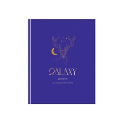 Дневник 5-11 кл. 48л. (твердый) BG "Galaxy", матовая ламинация, тиснение фольгой