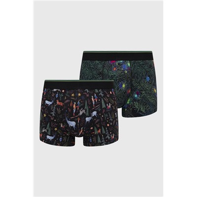 Bokserki męskie wzorzyste (2-pack) kolor multicolor