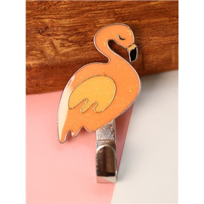 Крючок на липучке «Flamingo», pink