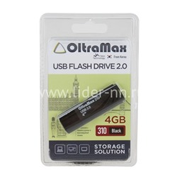 USB Flash 4GB Oltramax (310) черный