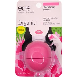 EOS Lip Balm Smooth Sphere Strawberry Sorbet -- 0.25 oz