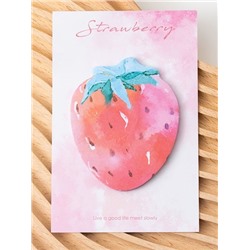 Стикеры "Watercolor strawberry", red