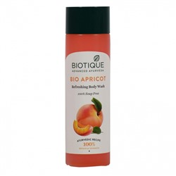 Biotique Bio Apricot Refreshing Body Wash 190ml / Био Гель для Душа Освежающий с Абрикосом 190мл
