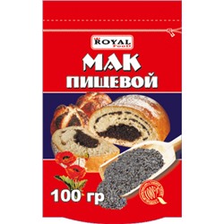 Кулинарные добавки Royal Food Мак 100гр ДОЙПАК