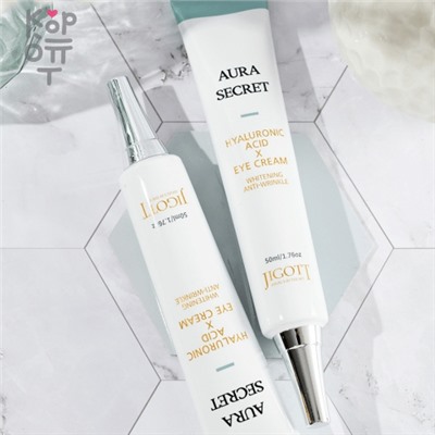 Jigott Aura Secret Hyaluronic Acid Eye Cream Увлажняющий крем для век 50мл.,