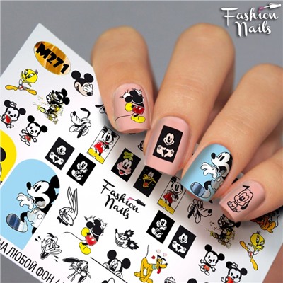 Fashion Nails, Слайдер-дизайн M271