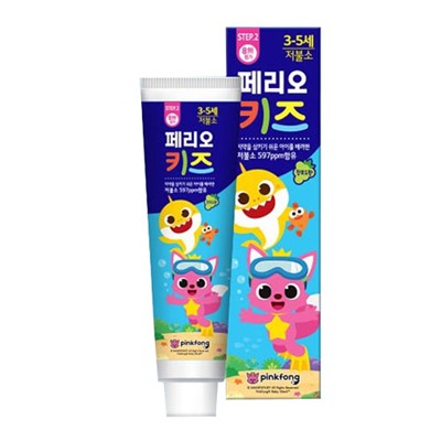 LG care Perio Pinkfong Шаг 2 Зубная паста 75г