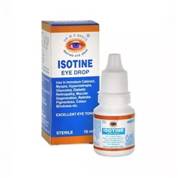 Набор Айсотин: глазные капли (5 х 10 мл), Isotine Set, произв. Jagat Pharma