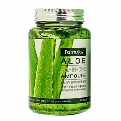 Многофункциональное ампульное средство с экстрактом алоэ All-In-One Aloe Ampoule, FARMSTAY  250 мл