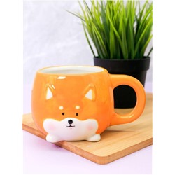 Кружка керамическая «Corgi», orange