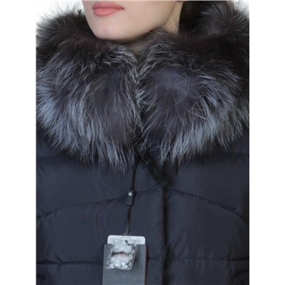 77070-1 Пальто с мехом чернобурки SkinnWille размер S - 42 российский