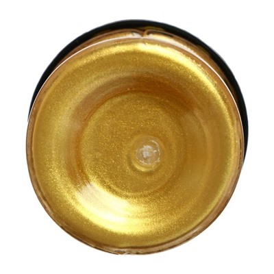 Краска акриловая LUXART Royal gold, 25 мл, с высоким содержанием металлизированного пигмента, золото лимонное