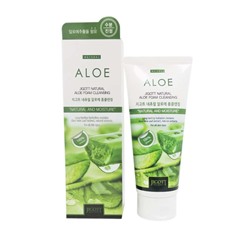 Пенка для лица с алоэ NATURAL ALOE FOAM CLEANSING, JIGOTT, 180 мл