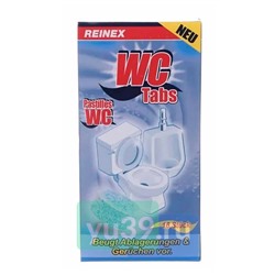 Таблетки для сливного бачка и чистки унитаза Reinex WC Reiniger Tabs, 16x25 гр.