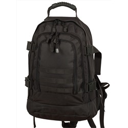 Тактический трехдневный рюкзак Expandable Backpack (40-60 литров, темно-серый) - Специальные плотные и мягкие вставки на спине позволяют с комфортом использовать рюкзак при максимальной загрузке. Имеется удобная ручка для переноски №204