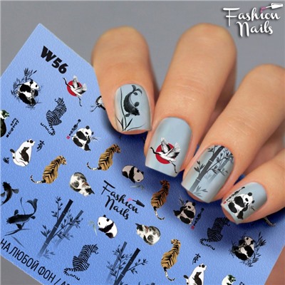 Fashion Nails, Слайдер-дизайн W56