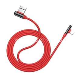 USB кабель для iPhone 5/6/6Plus/7/7Plus 8 pin 1.2м HOCO U77 (красный)
