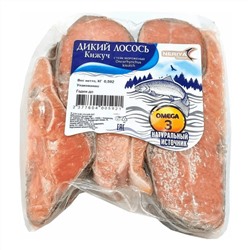 Кижуч( Дикий лосось) Neriya замороженный стейк вес упаковки от 300 до 600гр. Цена за 1 кг
