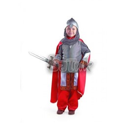 Детский карнавальный костюм БОГАТЫРЬ (текстиль) 7015