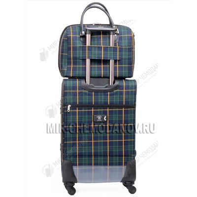 Комплект из 3-х чемоданов и 3-х бьюти-кейсов “Borgo-Antico” “Navy”