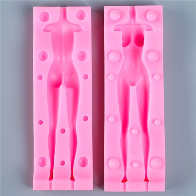 Форма силиконовая «Фигура девушки», 15,6 × 3,6 см