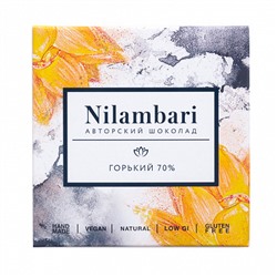 Шоколад Nilambari горький 70%, 65г
