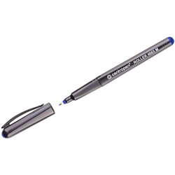 Ручка-роллер Centropen 4665 синяя, 0,7мм, трехгран., одноразовая 3 4665 0106/10/Чехия