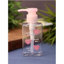 Дорожная бутылочка "Lovely day", pink (100 ml)