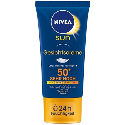 NIVEA (НИВЕЯ) SUN Gesichtscreme Anti Age SPF 50+ 50 мл
