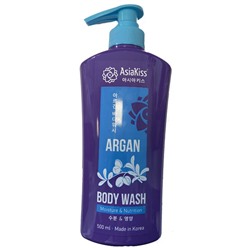 Гель для душа с маслом арганы Увлажнение и питание Argan Body Wash Moisture & Nutrition, Asia Kiss 500 мл