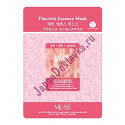 Маска тканевая плацента Placenta Essence Mask, MIJIN