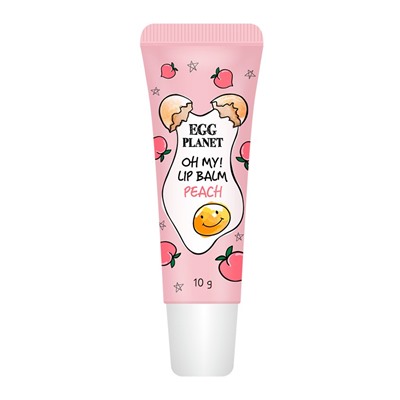 Бальзам для губ EGG PLANET OH MY LIPBALM -PEACH, DAENG GI MEO RI, 10 г