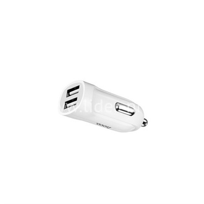 АЗУ Micro USB+2 USB выхода (2400mAh) HOCO Z2A (белый)