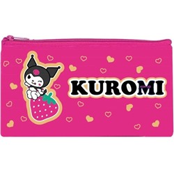 Пенал плоский "Kuromi. Клубничка" (20,5*10,8 см)