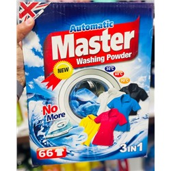 Стиральный порошок, 4 кг, Automatic Master Washing Powder Universal, универсальный, 3в1, 66 стирок