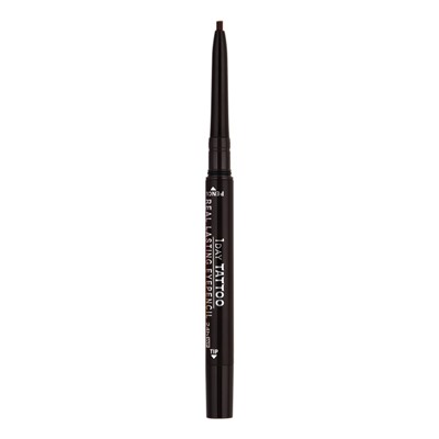 Водостойкий карандаш для глаз со спонжем-растушевкой 24 часа Real Lasting Eyepencil 24h WP (коричневый), K-Palette