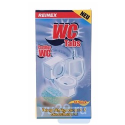 Таблетки для сливного бачка и чистки унитаза Reinex WC Reiniger Tabs, 16x25 гр.