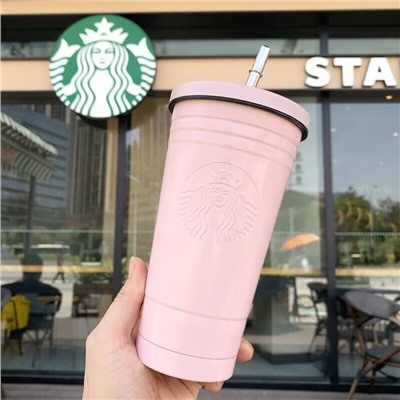 Термостакан с соломенкой Starbucks 470ml