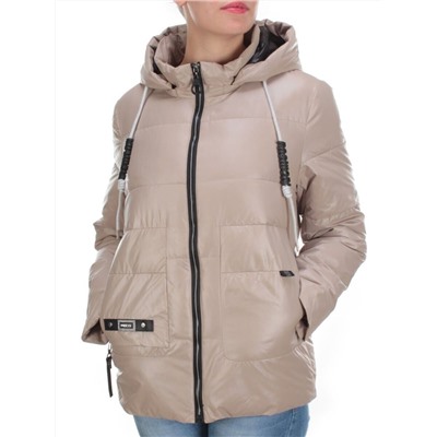 8261 BEIGE Куртка демисезонная женская BAOFANI (100 гр. синтепон) размер 50/52 российский