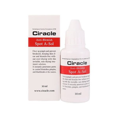 Точечное средство от акне Anti-blemish Spot A-Sol, CIRACLE 30 мл