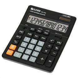 Калькулятор Eleven SDC-554S 14 разрядов 155*205*36мм черный/Китай