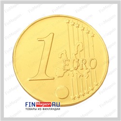 Шоколадная монета 1 Euro  5 гр, Only