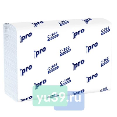 Полотенца бумажные PROtissue, 2 сл., 200 листов