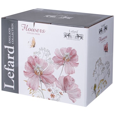 НАБОР ПОСУДЫ ОБЕДЕННОЙ LEFARD "FLOWERS" НА 4 ПЕР. 16 ПР. (КОР=2НАБ.)