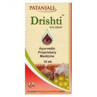 "Дришти",10м (Drishti Eye Drop) Patahjali Ayurved