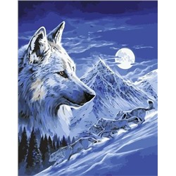 Картина по номерам 40х50 - Волчья гора