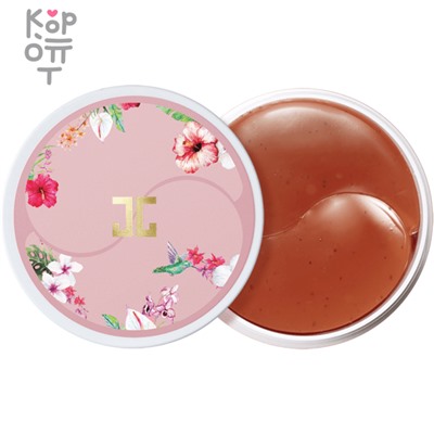 JayJun Roselle Tea Eye Gel Patch - Гидрогелевые патчи для глаз с экстрактом цветка Гибискуса, 60шт.,