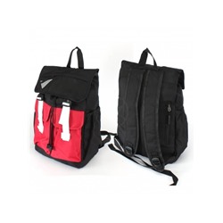 Рюкзак MC-9069,  молодежный,  1отд,  1внутр+6внеш.карм,  черный/красный 242254